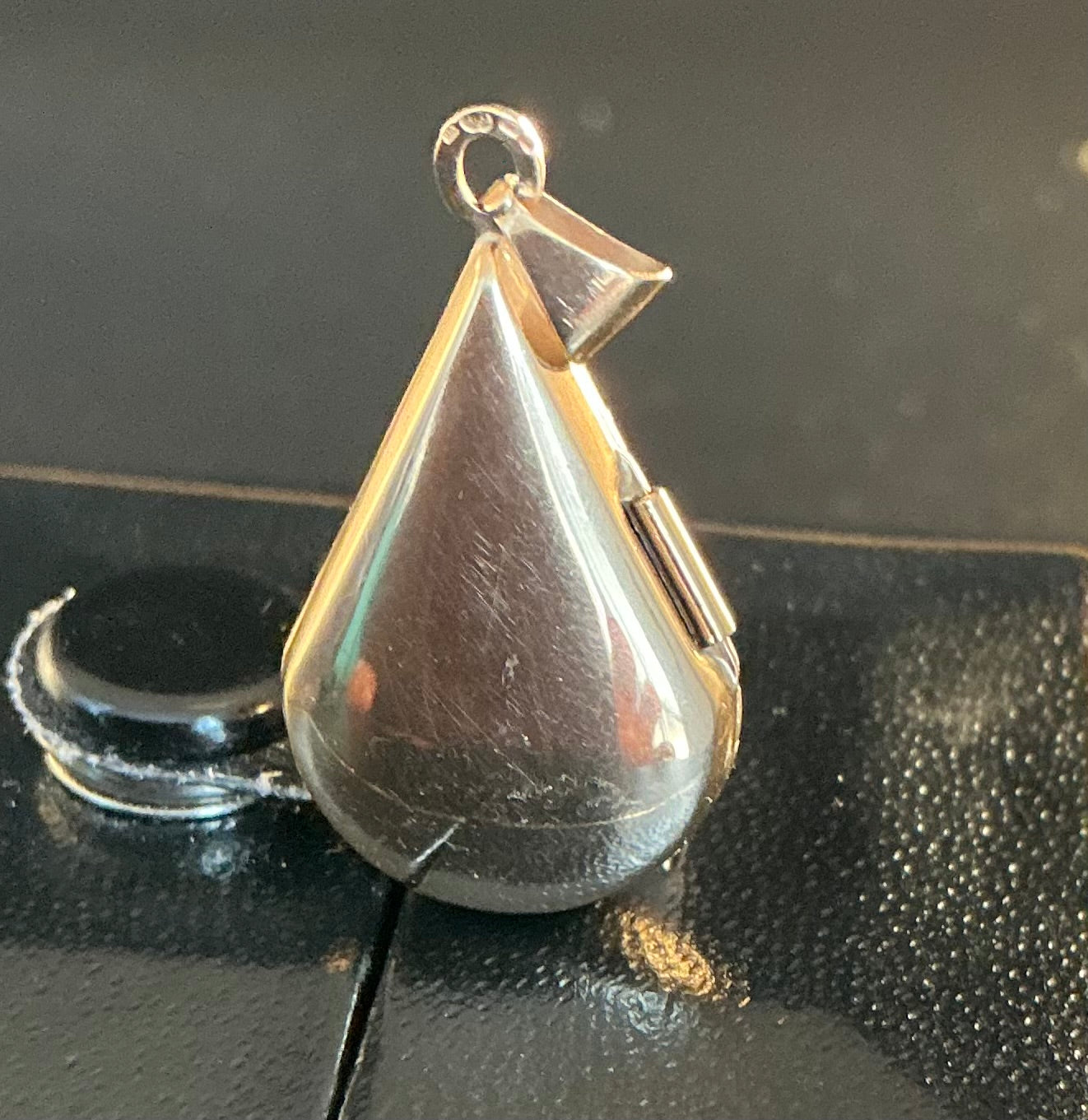 Gold Pear shaped locket