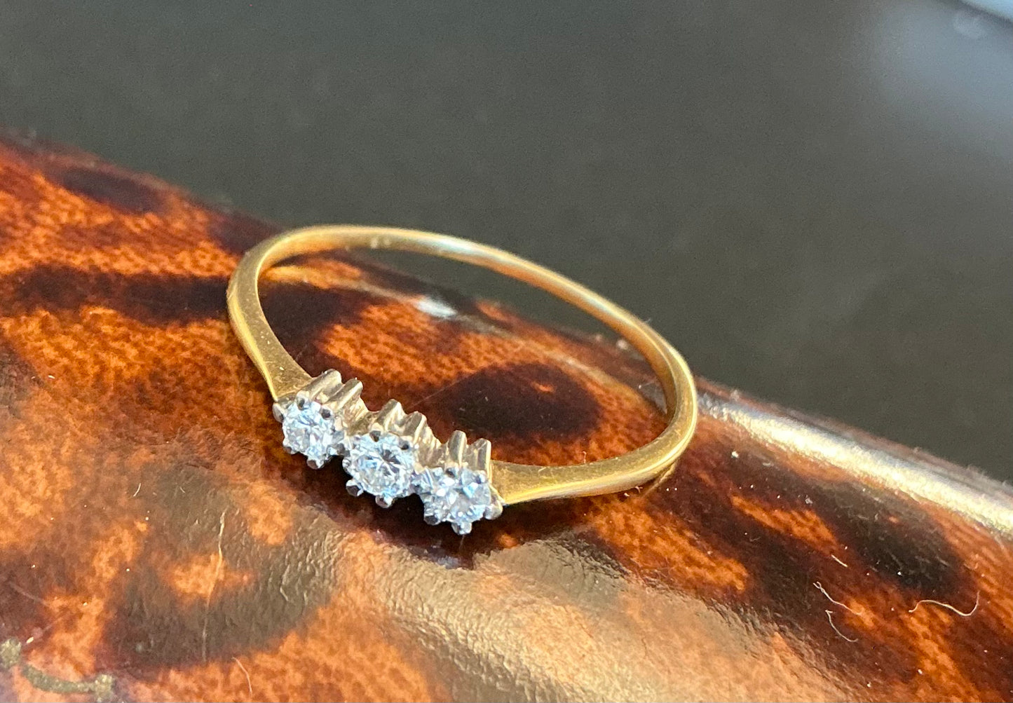 Diamond and Platinum Ring