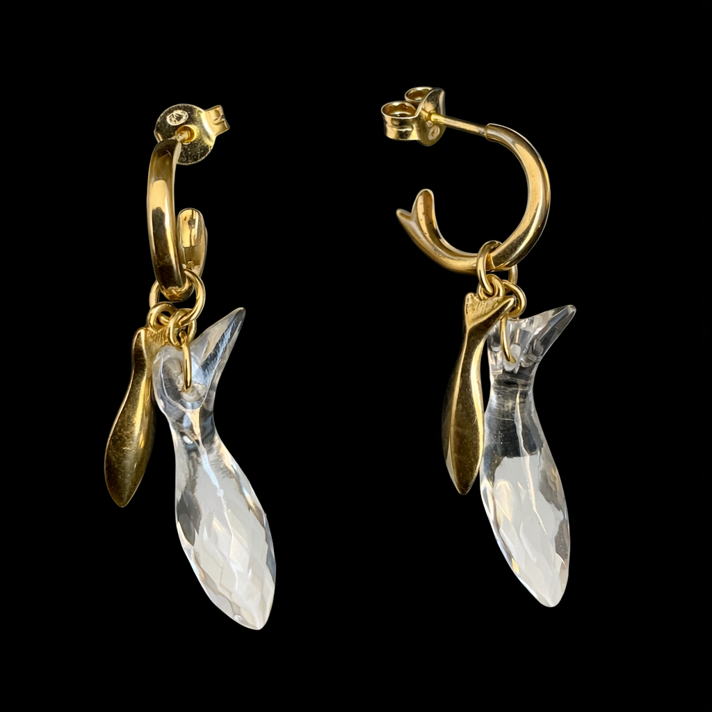 Links of London gold earrings