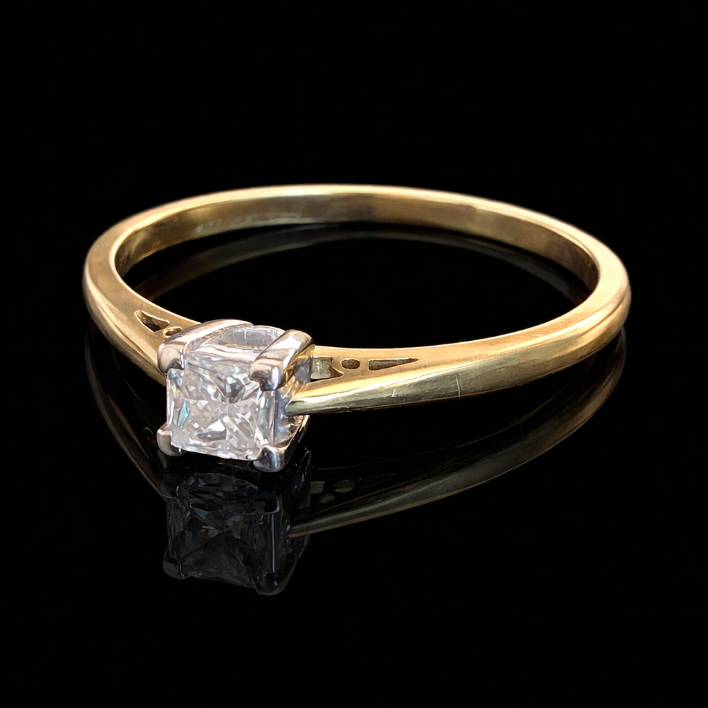 Single stone solitaire ring