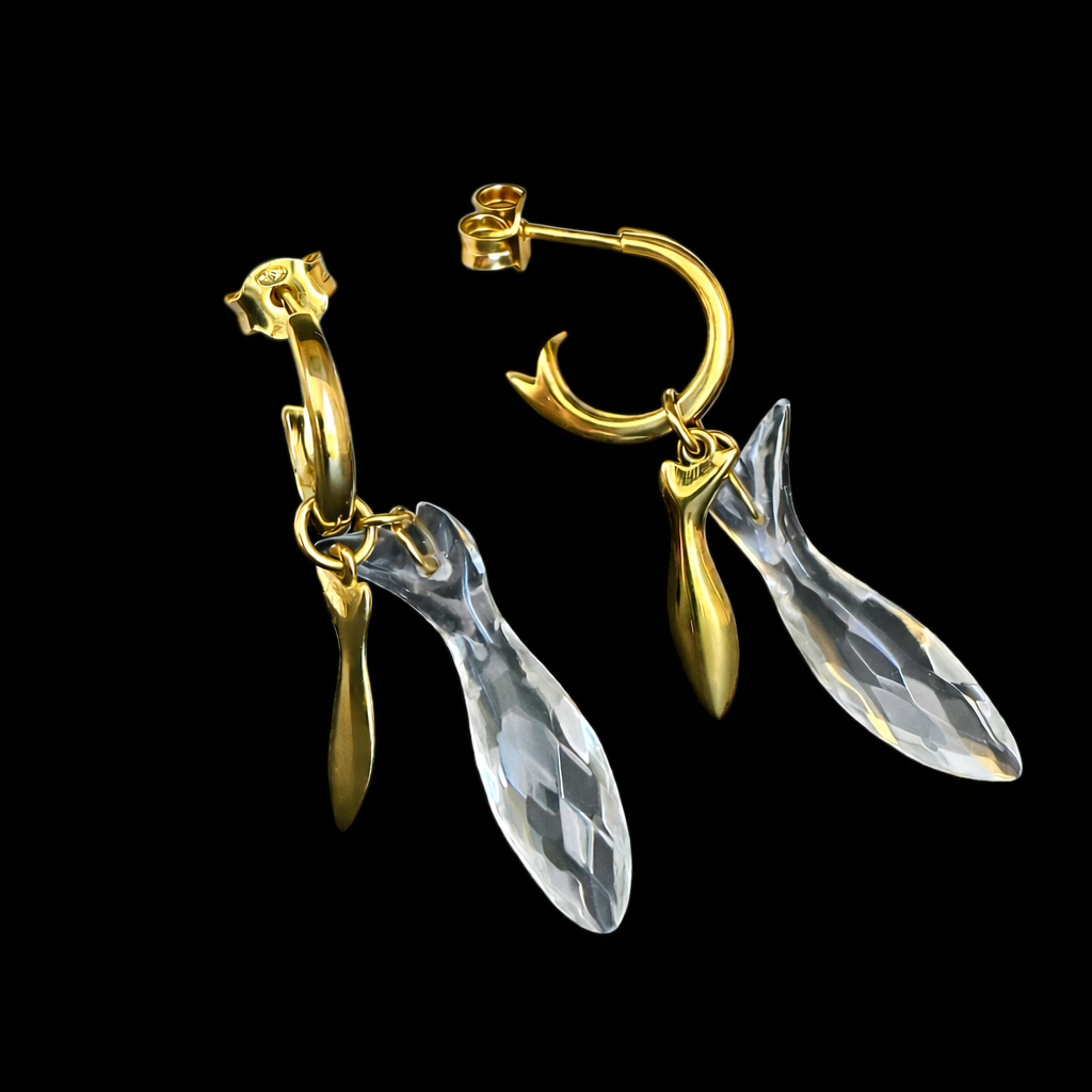 Links of London gold earrings