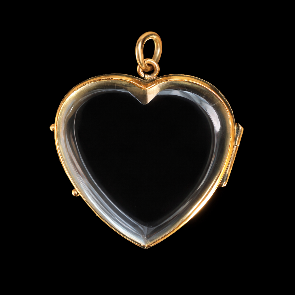 Vintage glass locket