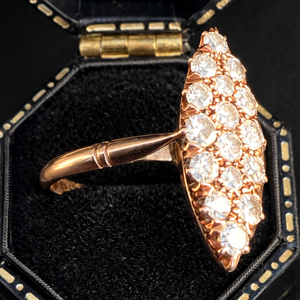 Diamond Navette ring