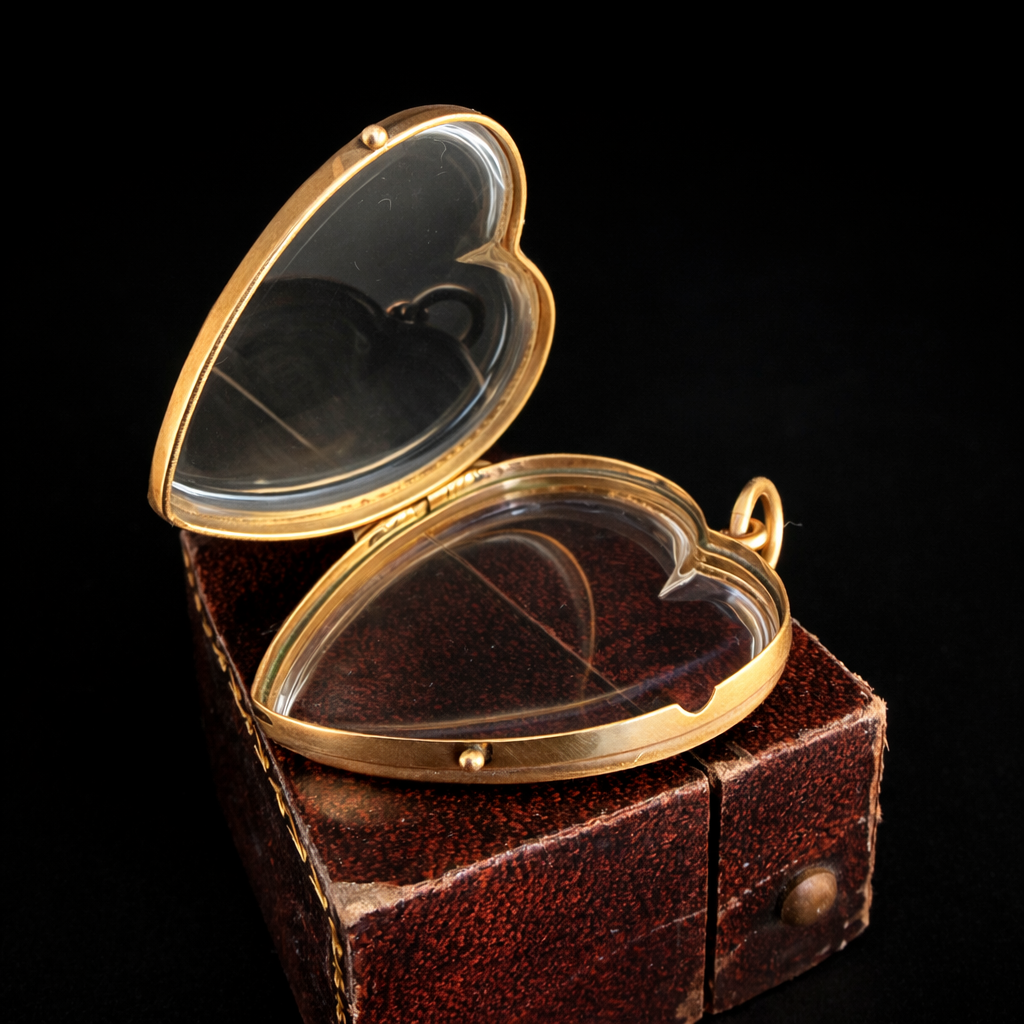 Vintage glass locket