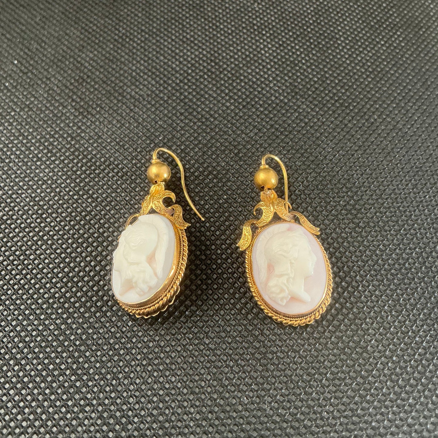 Beautifully composed Victorian Cameo Earrings