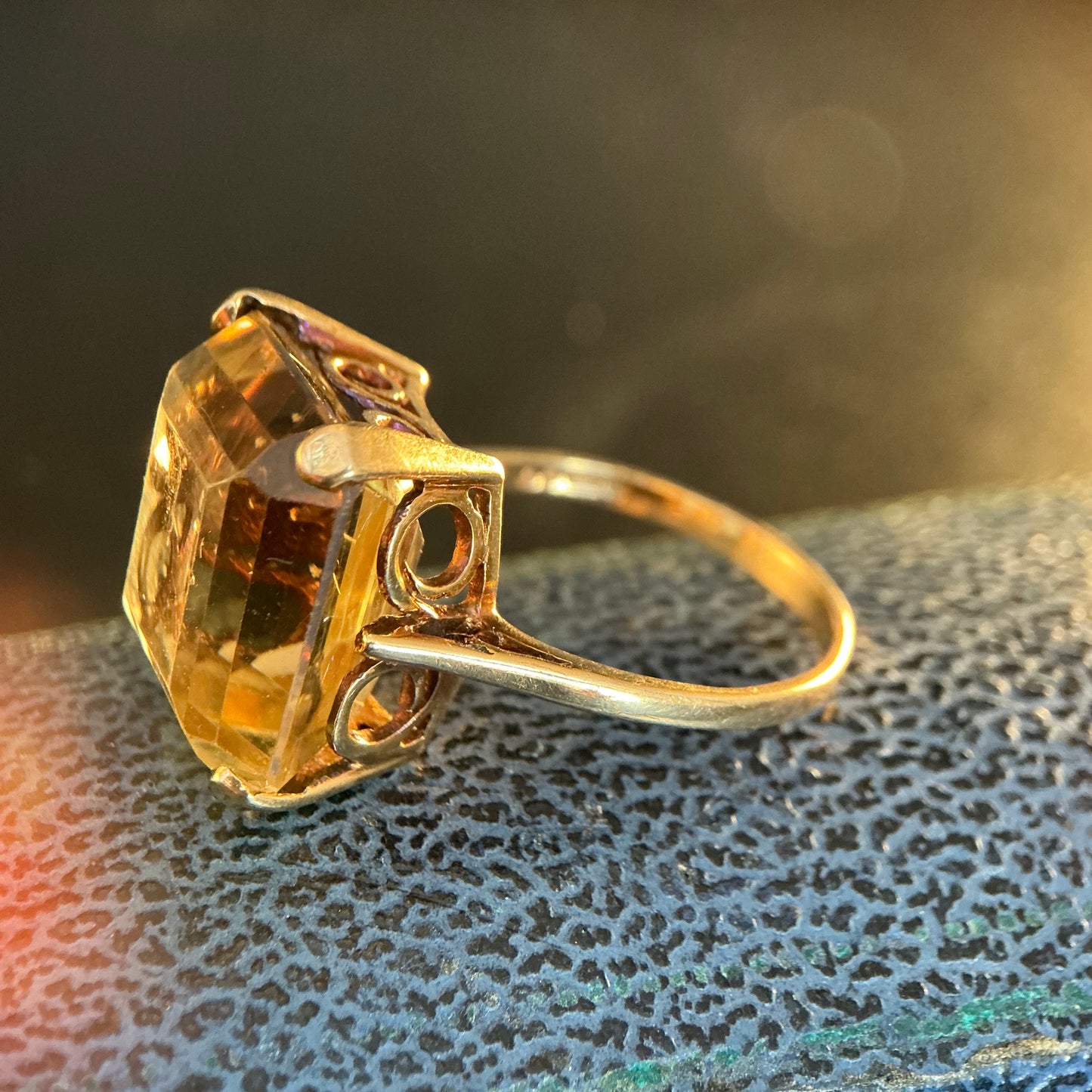 Edwardian statement ring