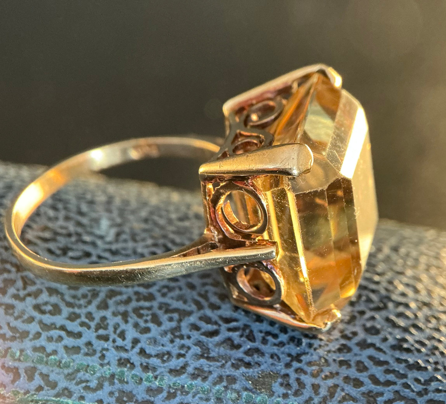 Edwardian statement ring