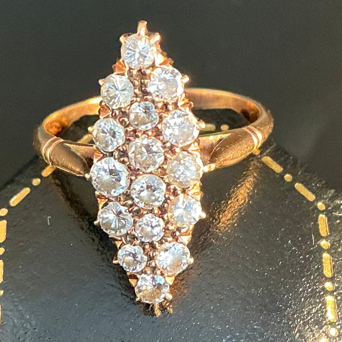 Diamond Navette ring
