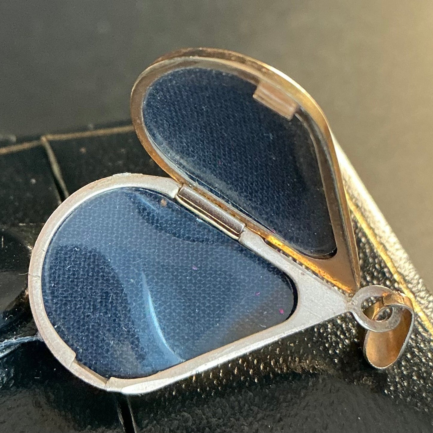 Gold Pear shaped locket