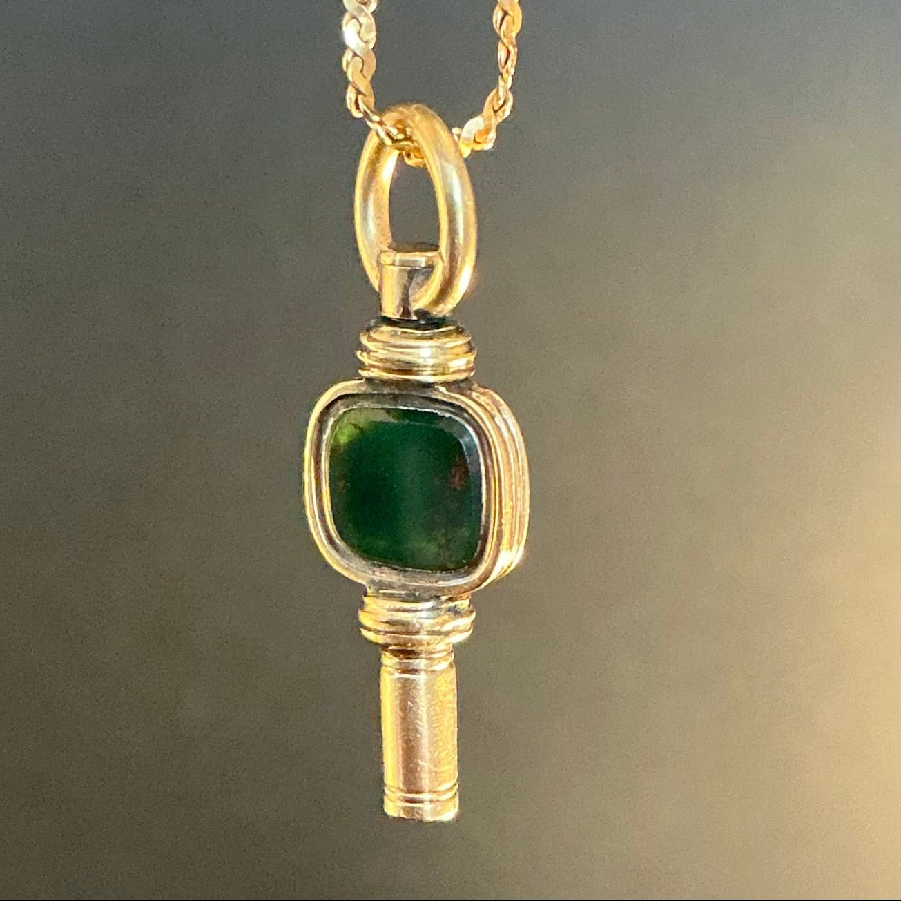 Two sided watch Fob Charm