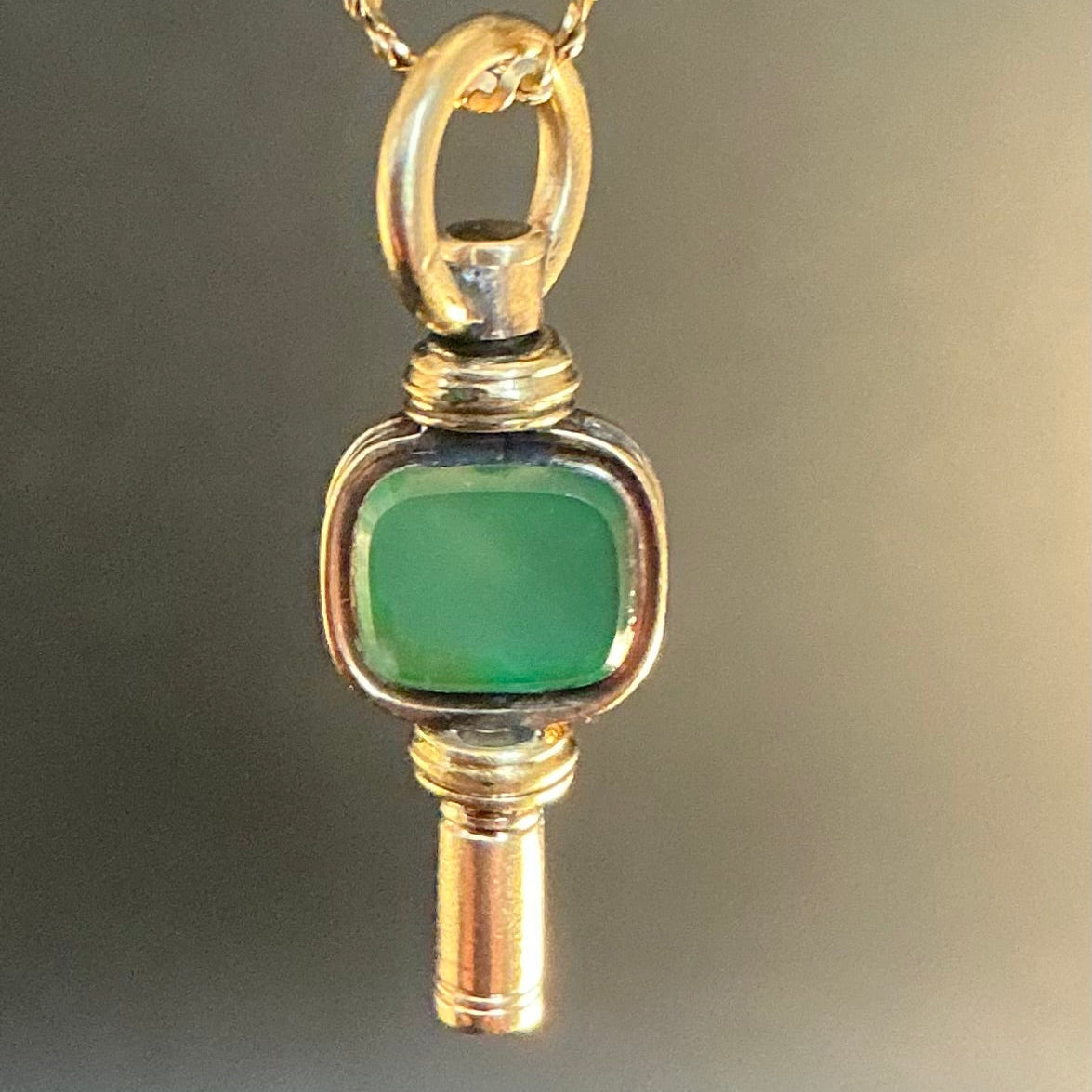 Two sided watch Fob Charm