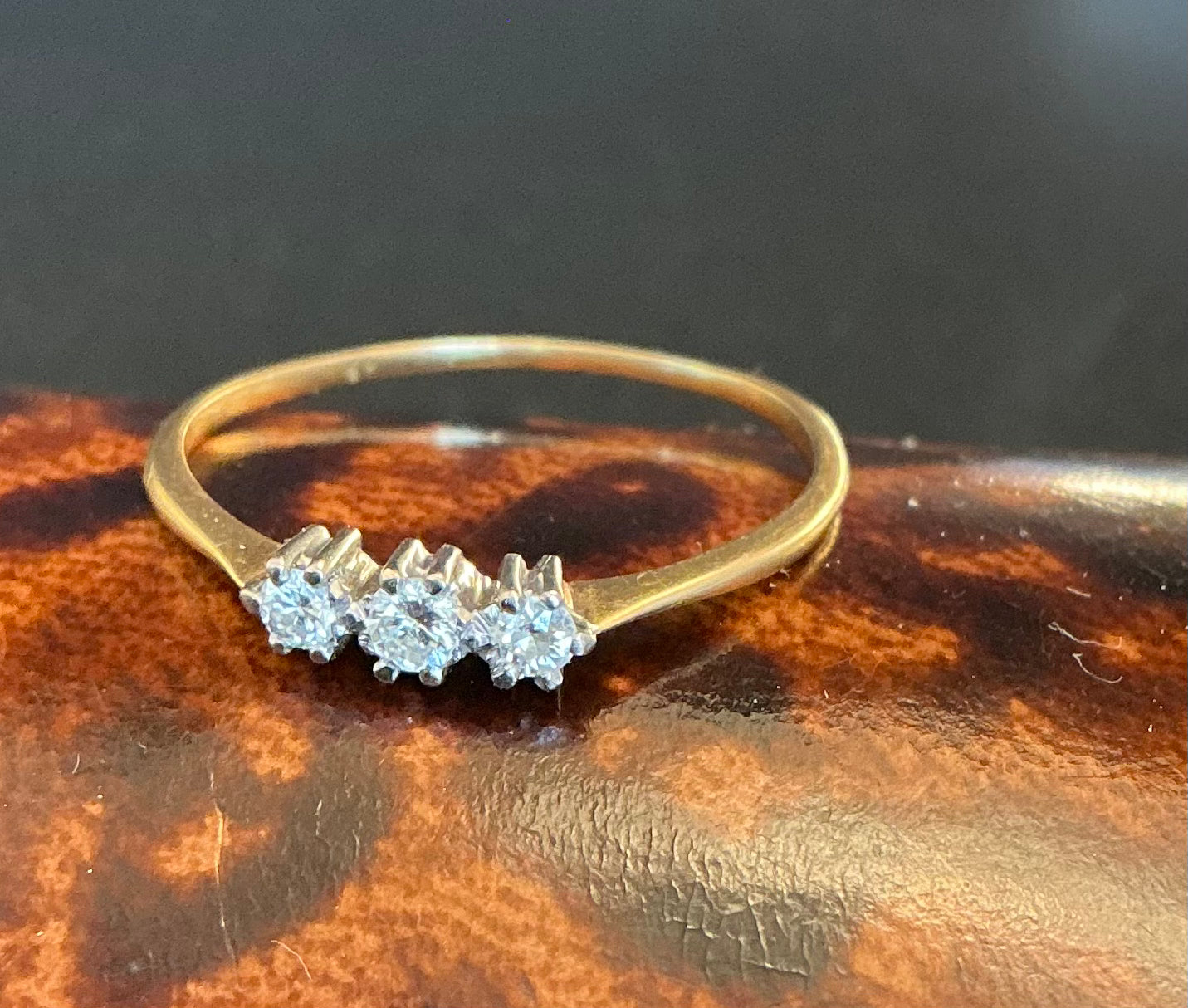 Diamond and Platinum Ring