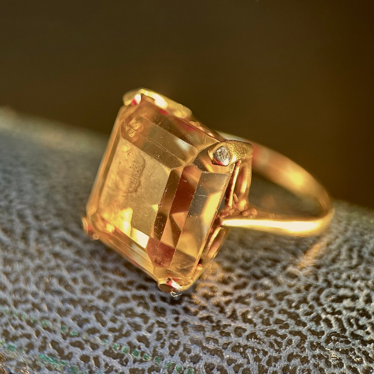Edwardian statement ring