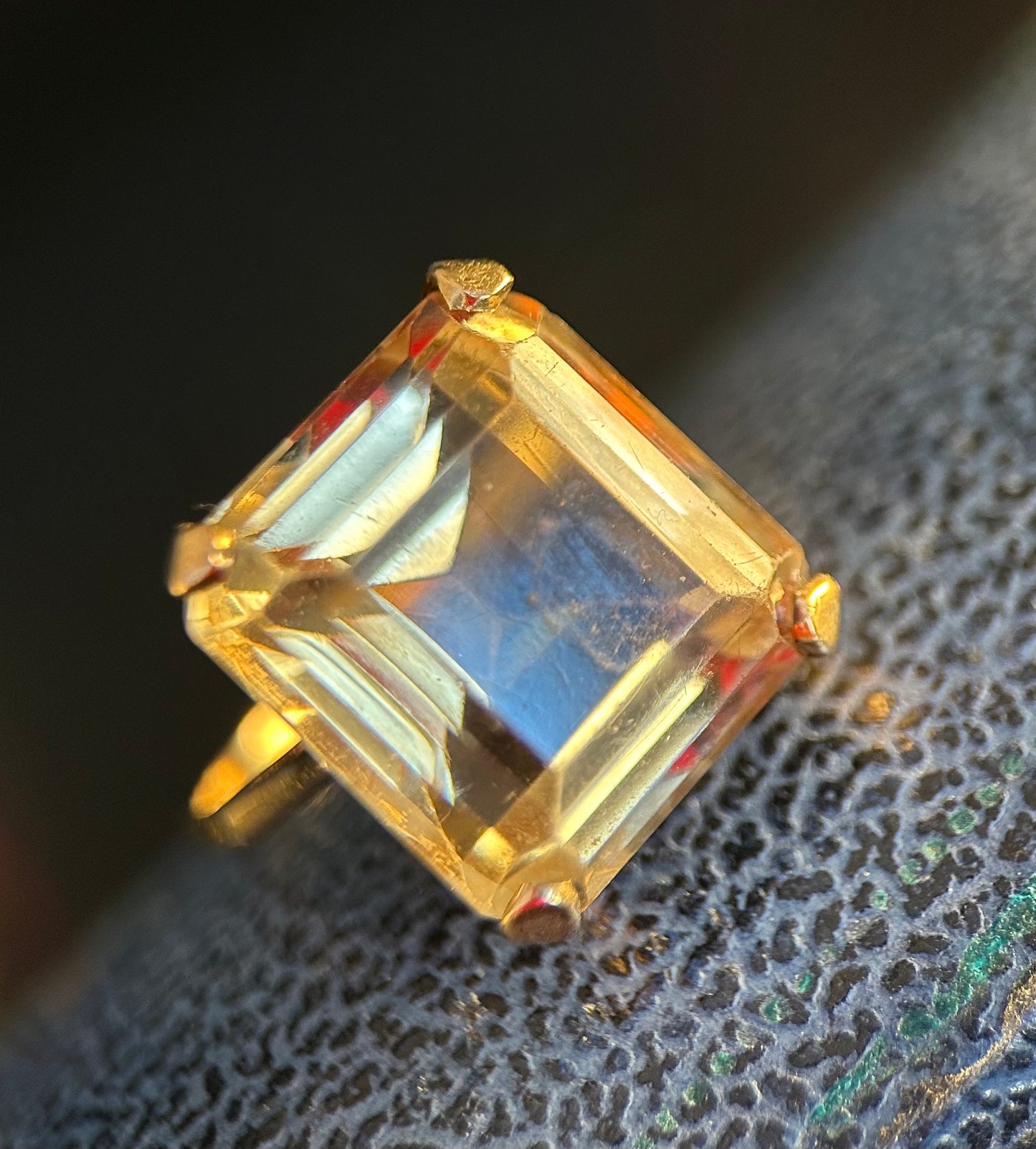 Edwardian statement ring