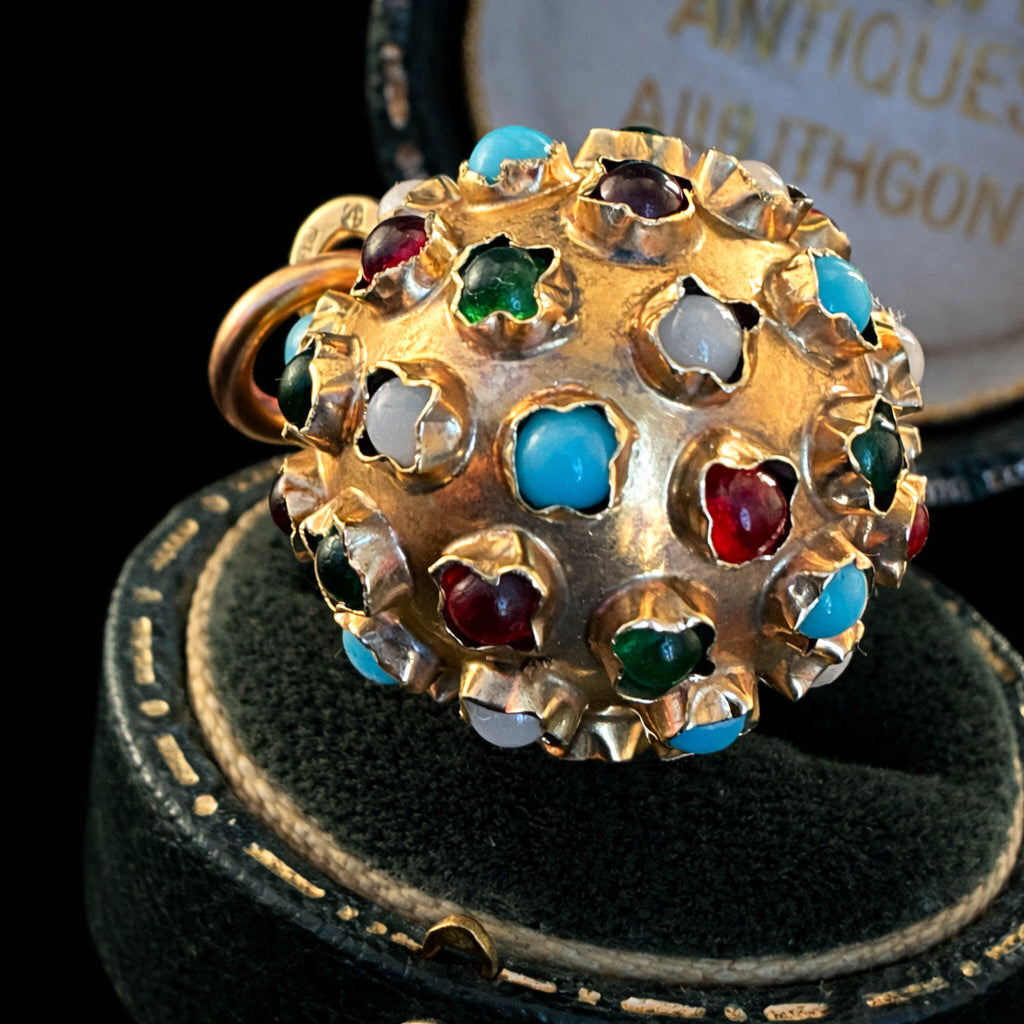 Sputnik pendant reminiscent of the atomic age